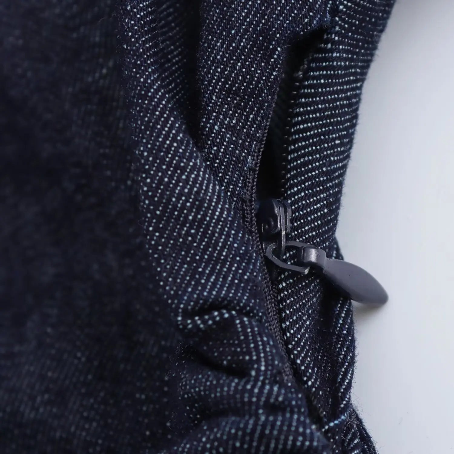 Denim Midi Dress Button-Up