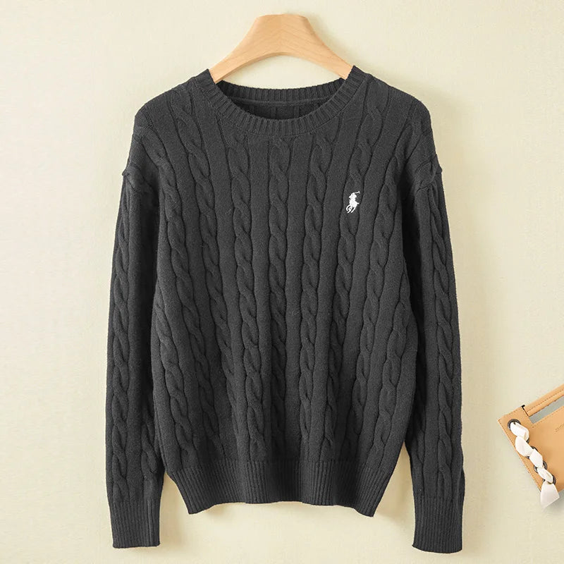 Cozy Embroidered Pullover