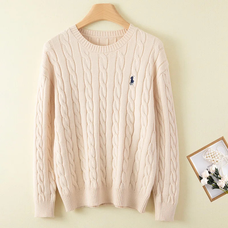 Cozy Embroidered Pullover