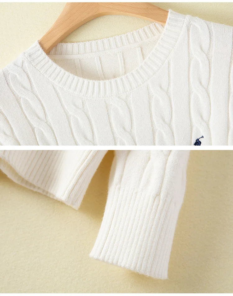 Cozy Embroidered Pullover