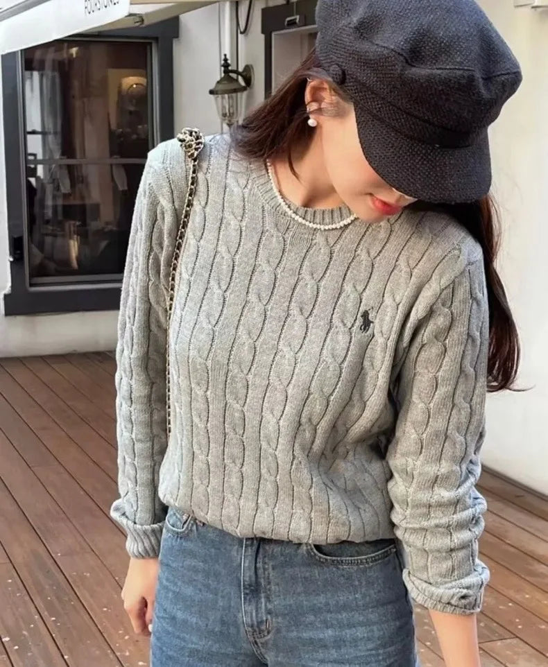 Cozy Embroidered Pullover
