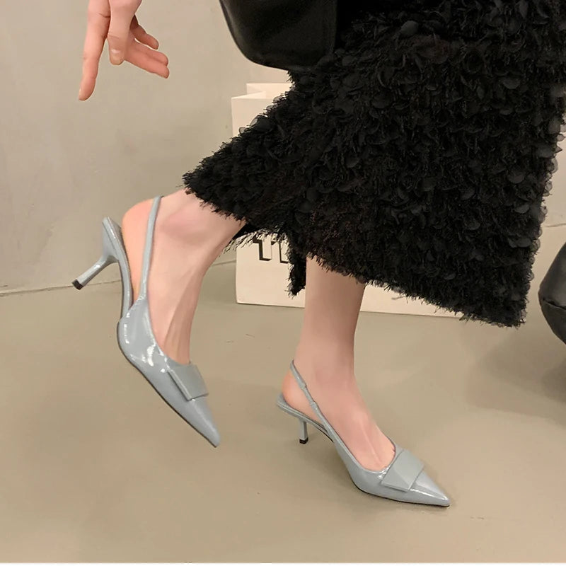 Pointed Toe Sing back Heels