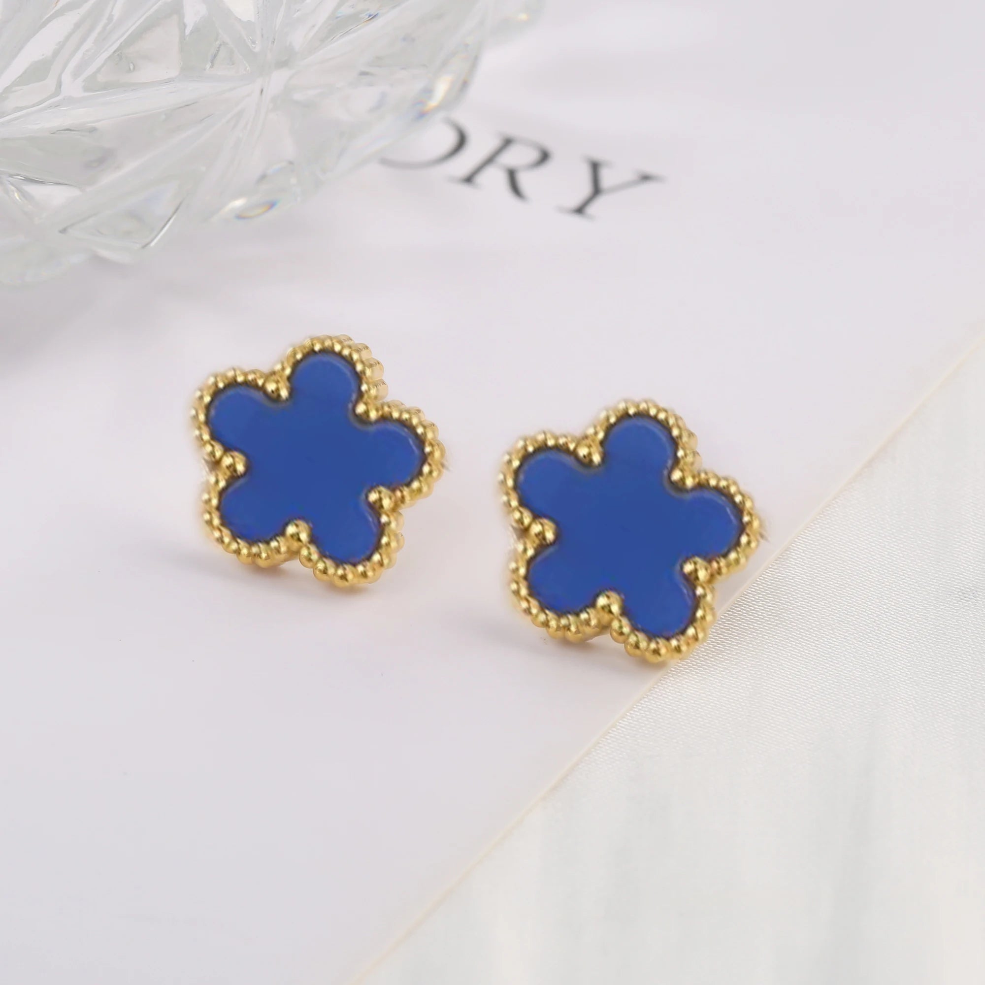 Stainless Steel Laser Five Leaf Flower Adjustable Clover Bracelets
