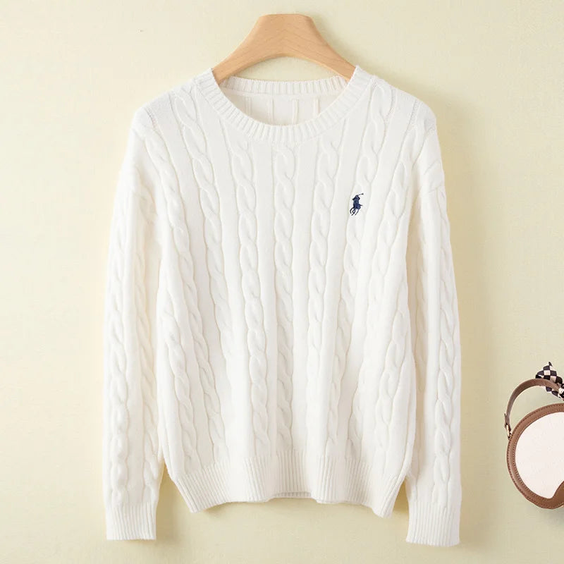 Cozy Embroidered Pullover