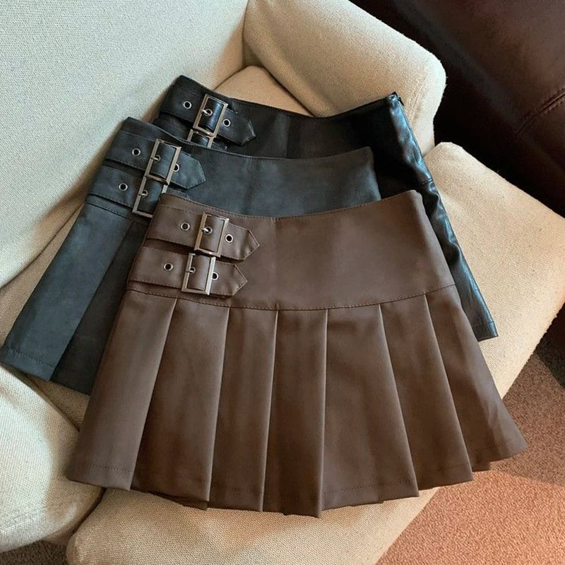 Leather Mini Skirts