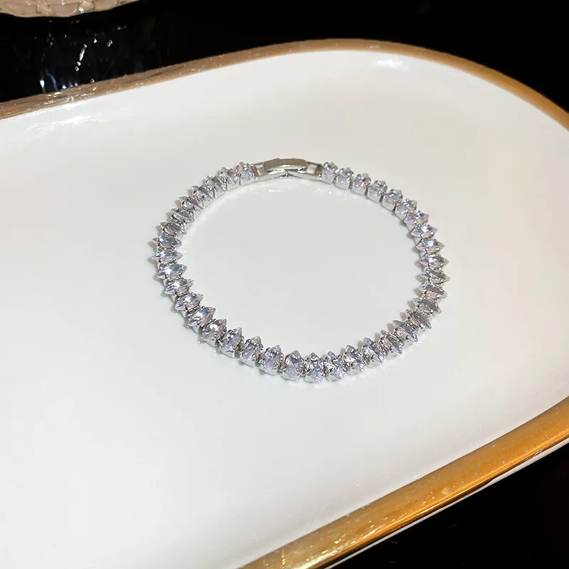 Adjustable Square Rhinestone Bracelets