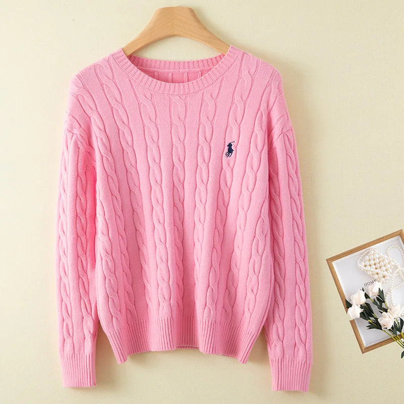 Cozy Embroidered Pullover