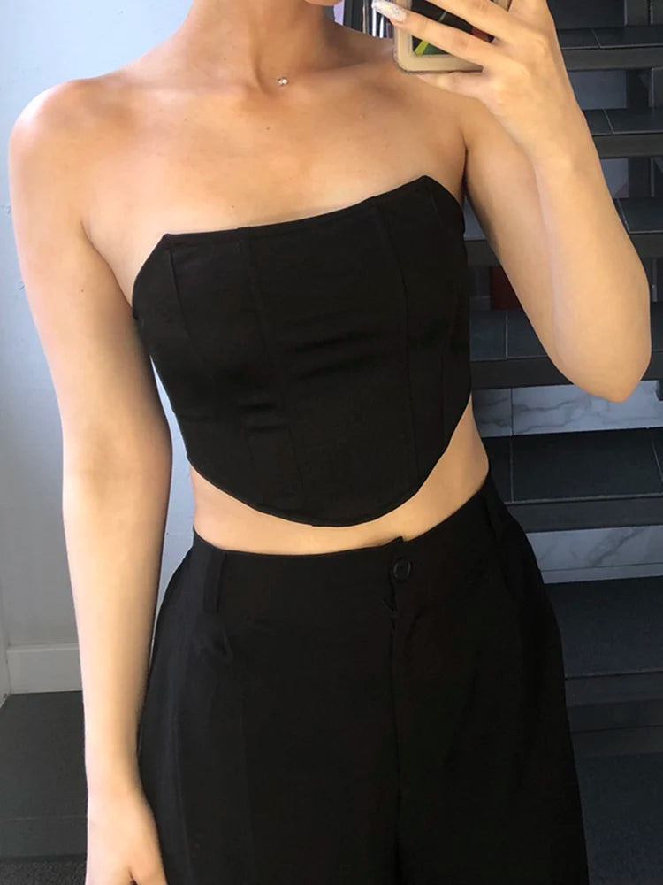Off Shoulder Crop Top