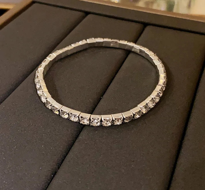 Adjustable Square Rhinestone Bracelets