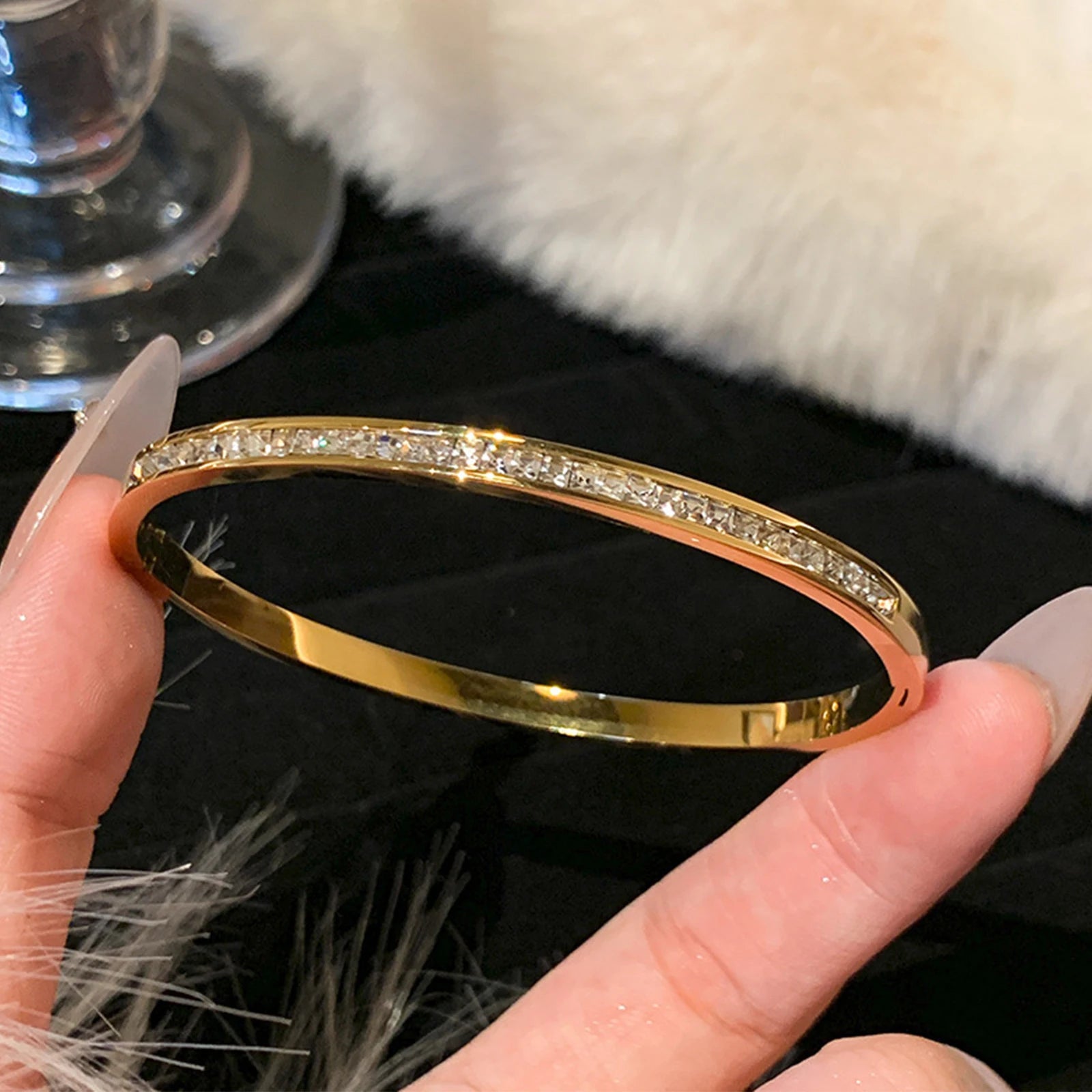 Titanium Steel Gold Bracelets