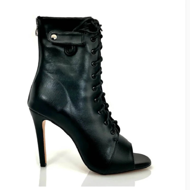 Peep-Toe High Heels