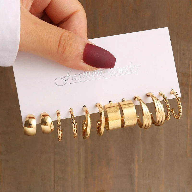 Pearl Earrings Set