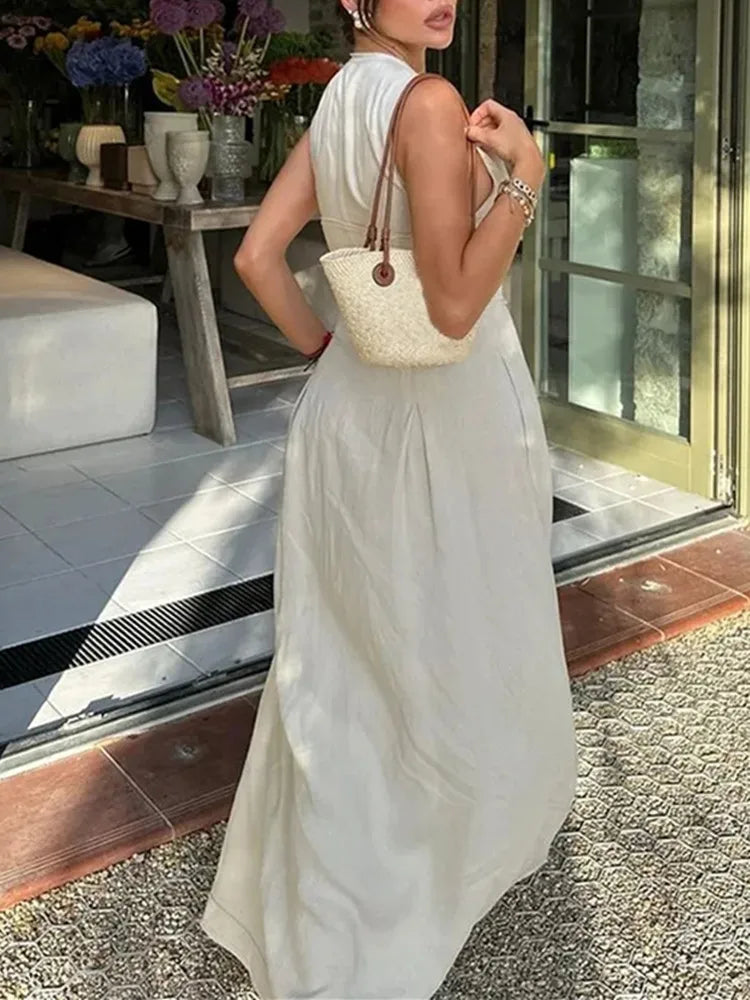 Zipper Bodycon Long Dress