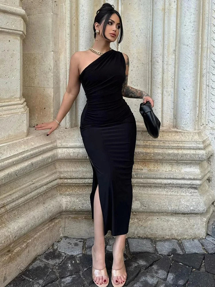 Sleeveless Backless Slim Maxi Dress
