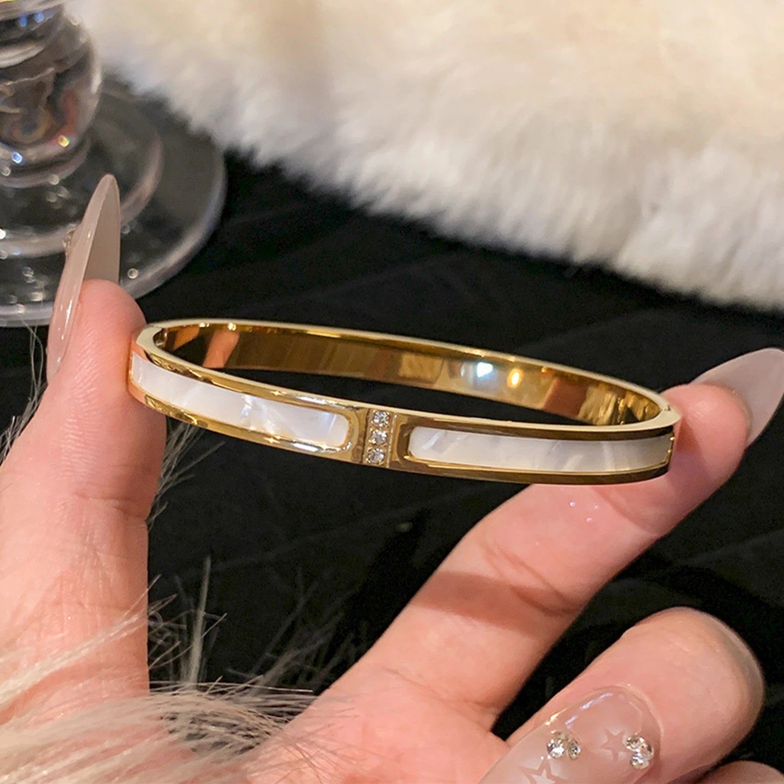 Titanium Steel Gold Bracelets