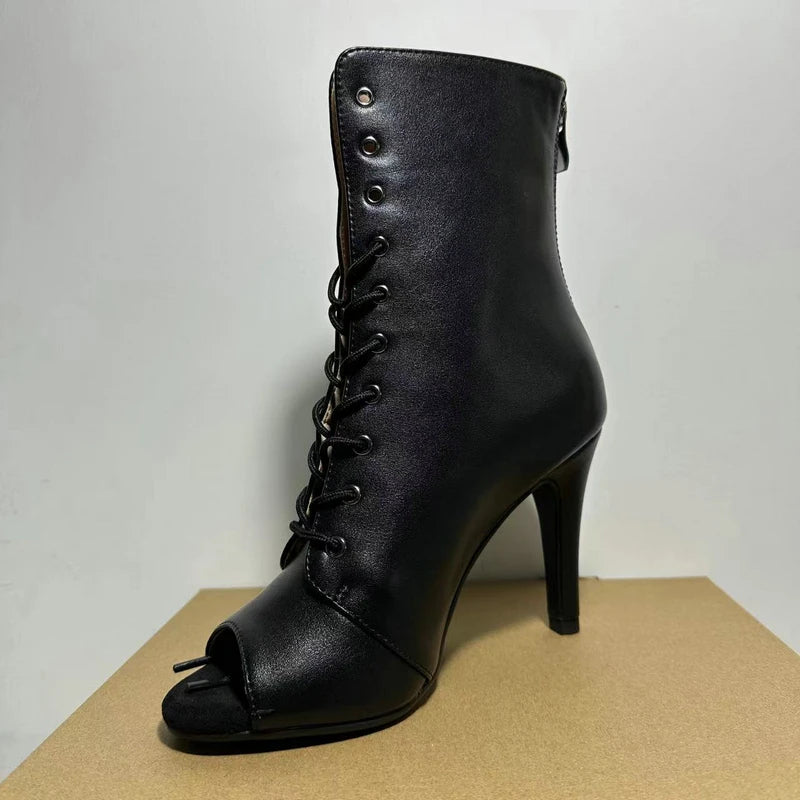 Peep-Toe High Heels