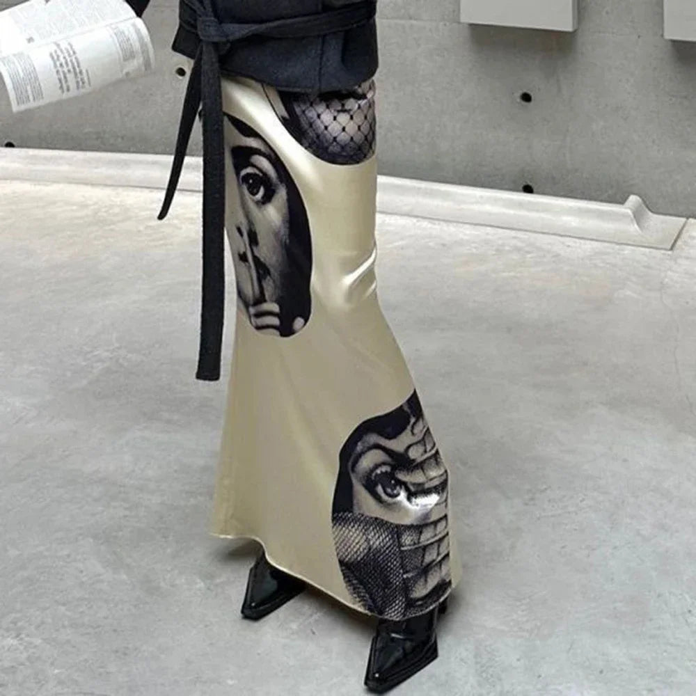 Silk Half body bandage skirts