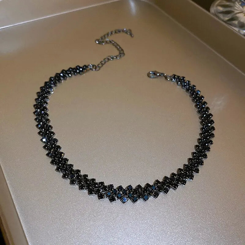 Rhinestone Choker Crystal Necklaces