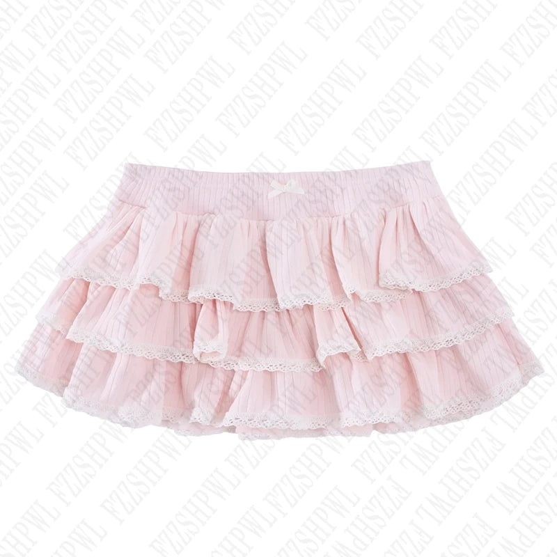 Stripes Mini Skirts