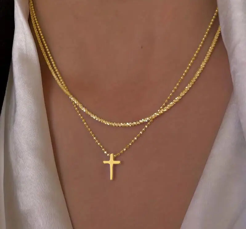 Sparkling Clavicle Chain Choker Necklace