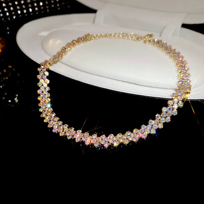Rhinestone Choker Crystal Necklaces