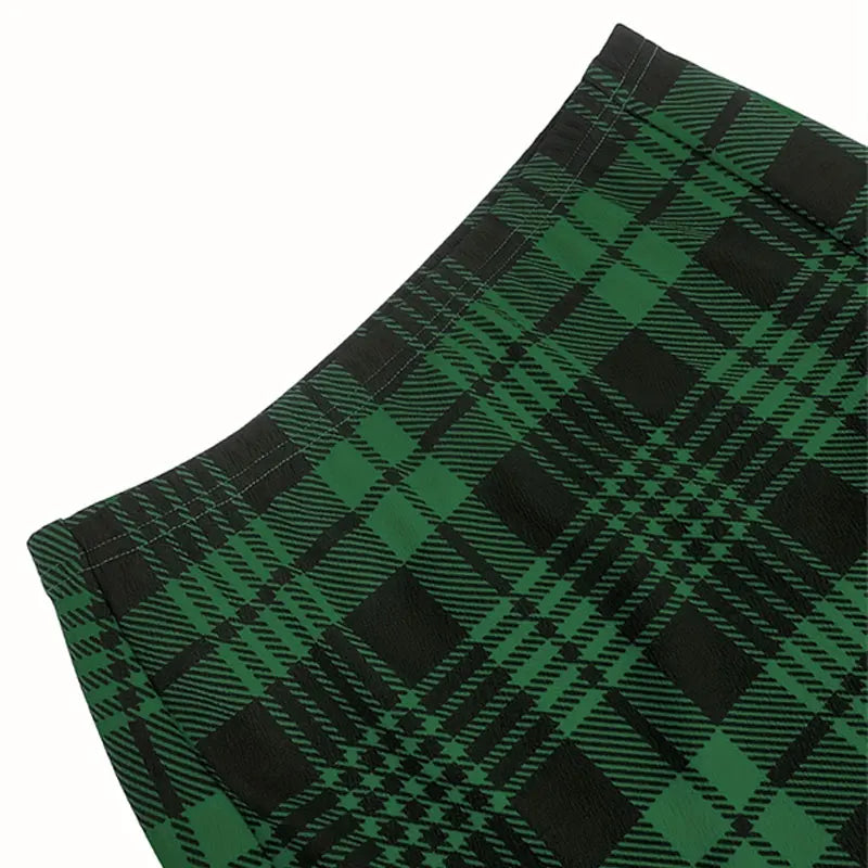 Mini Plaid Skirts