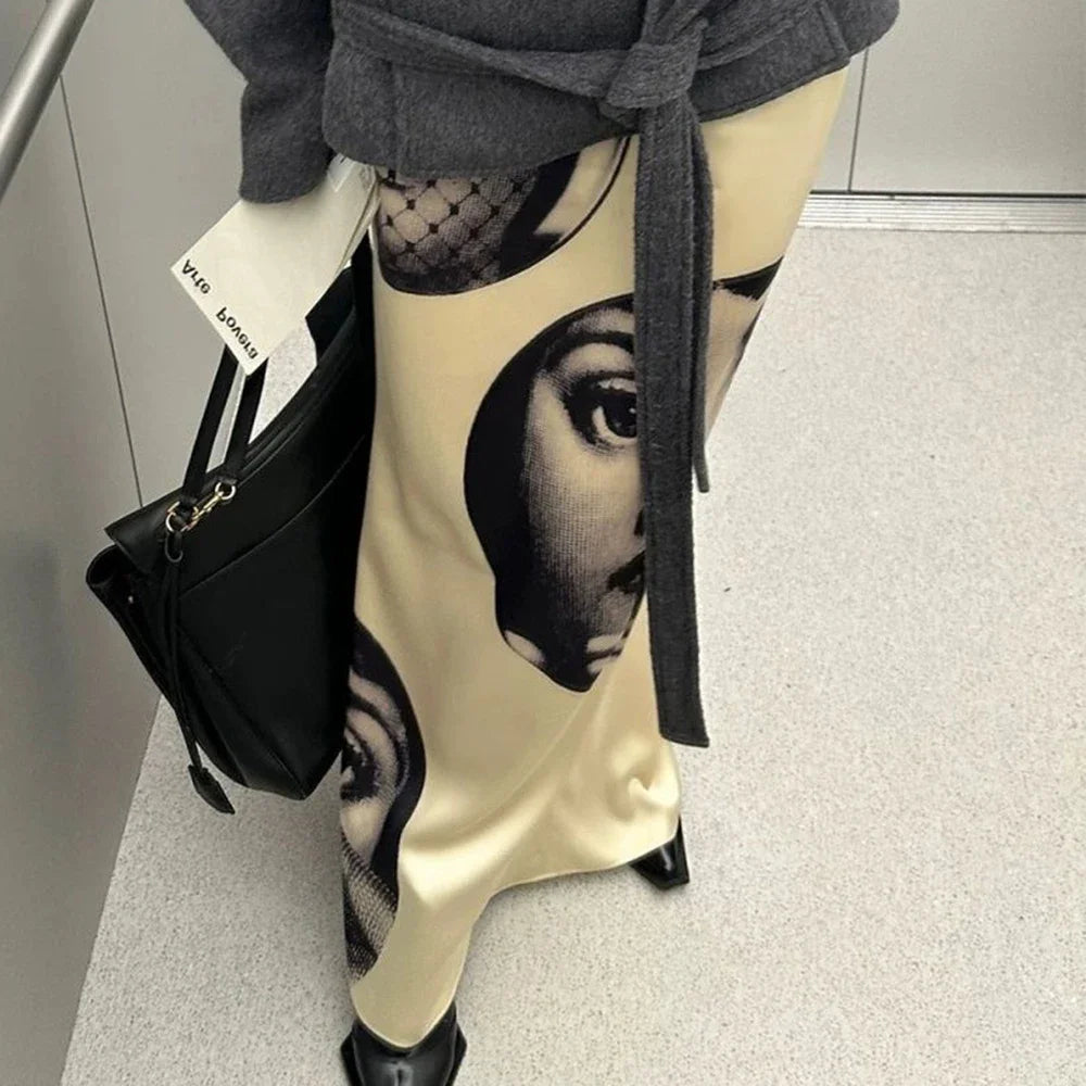 Silk Half body bandage skirts
