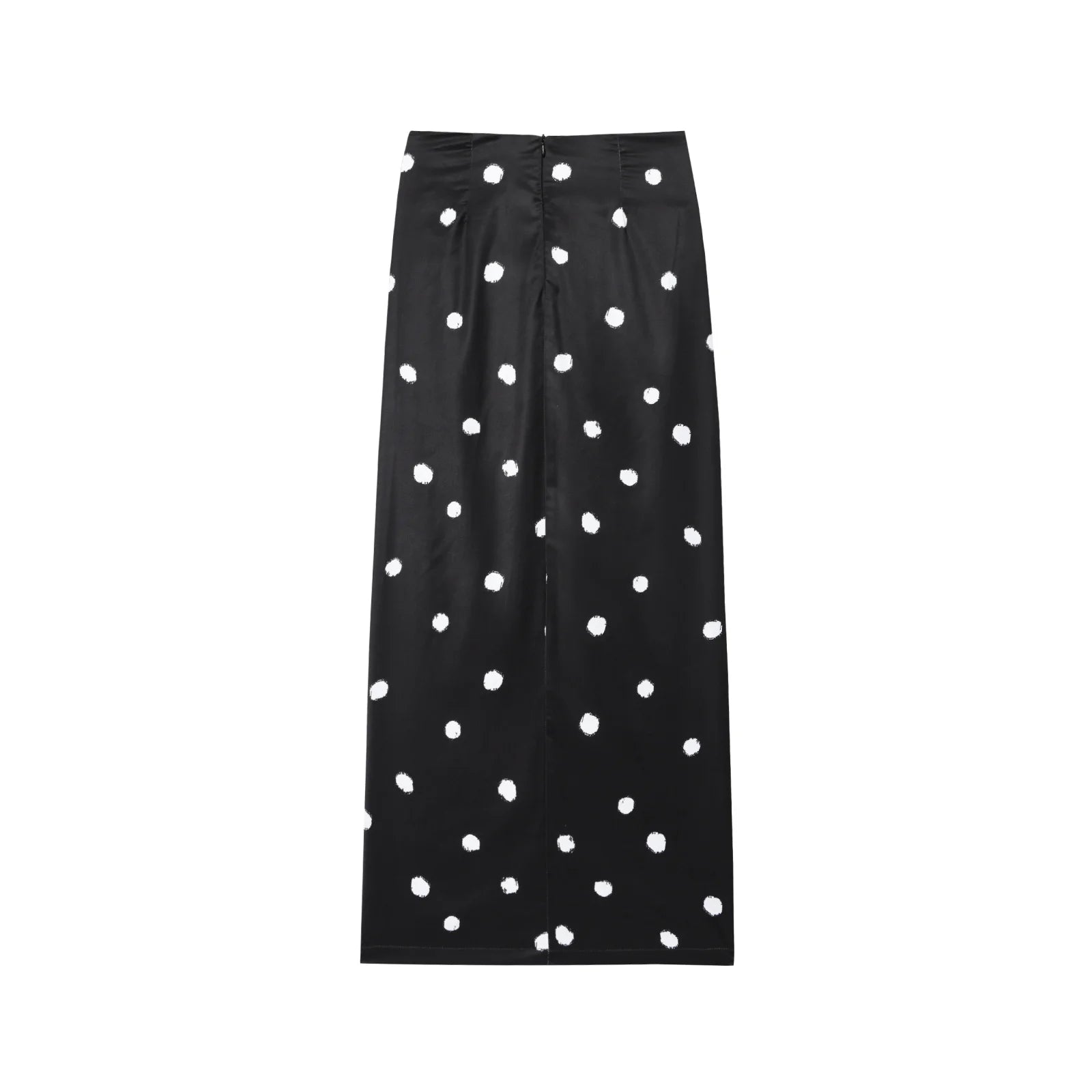Bow-Tie Waist Polka Dot Midi Skirts
