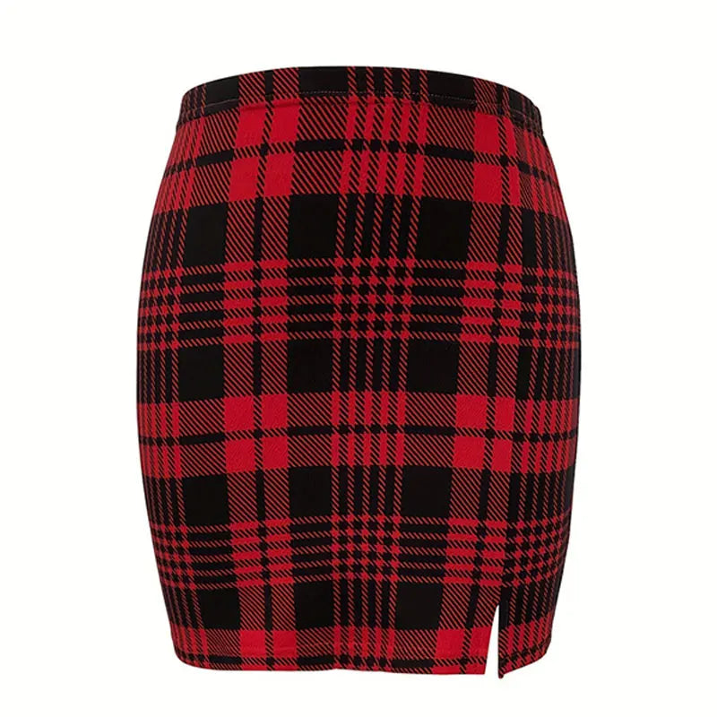 Mini Plaid Skirts