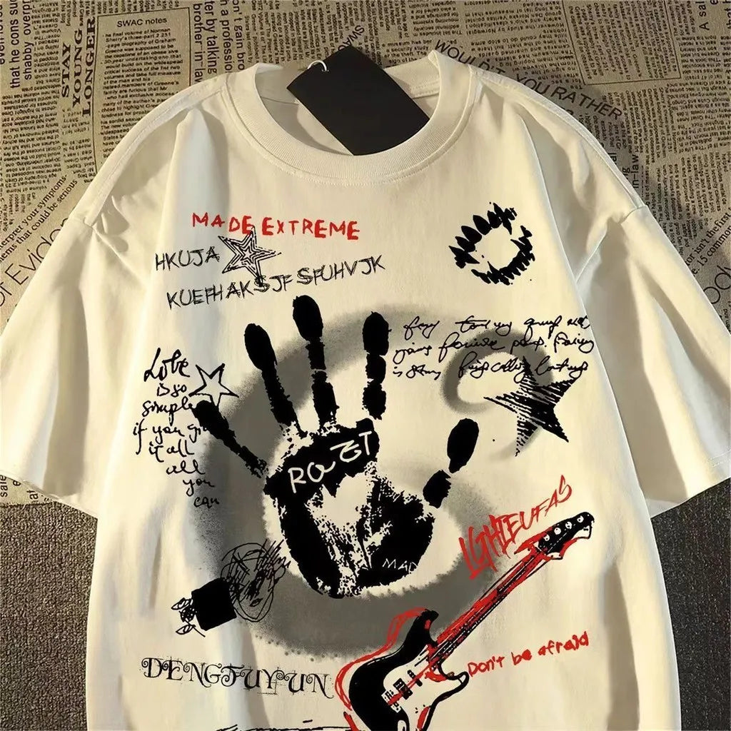Round Neck Short Sleeved T-shirt