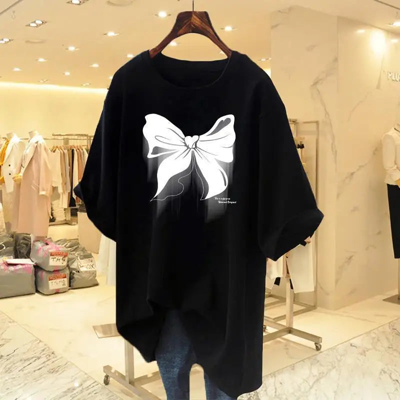 White Cotton Oversized T-shirt