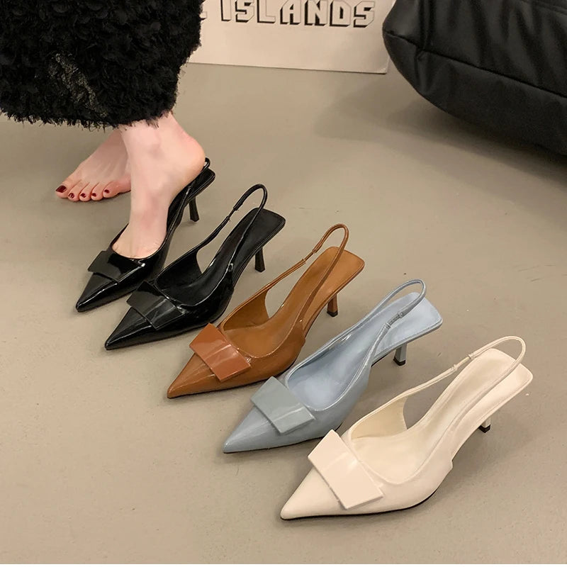 Pointed Toe Sing back Heels
