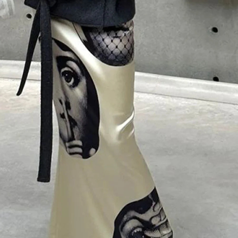 Silk Half body bandage skirts