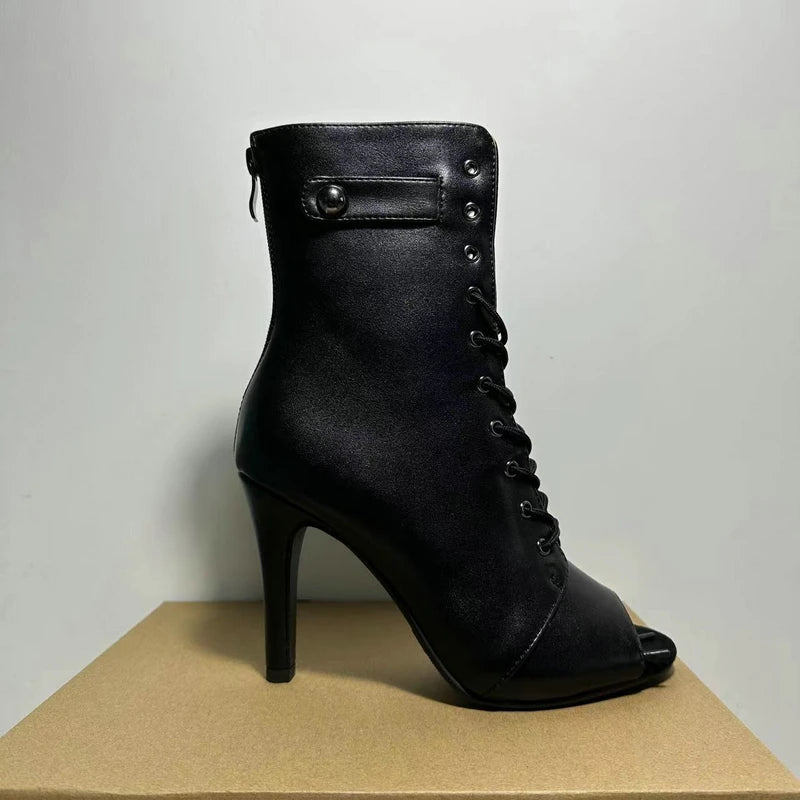 Peep-Toe High Heels