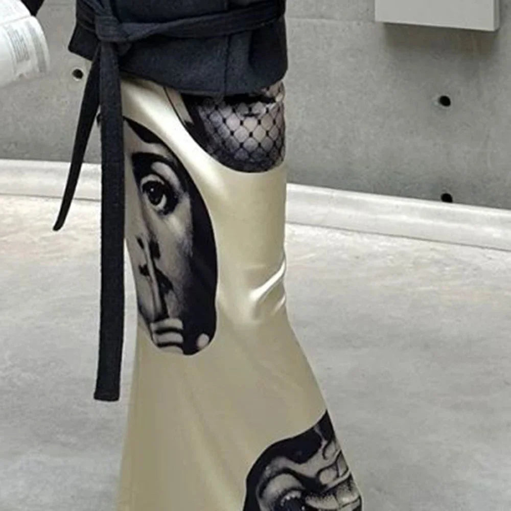 Silk Half body bandage skirts