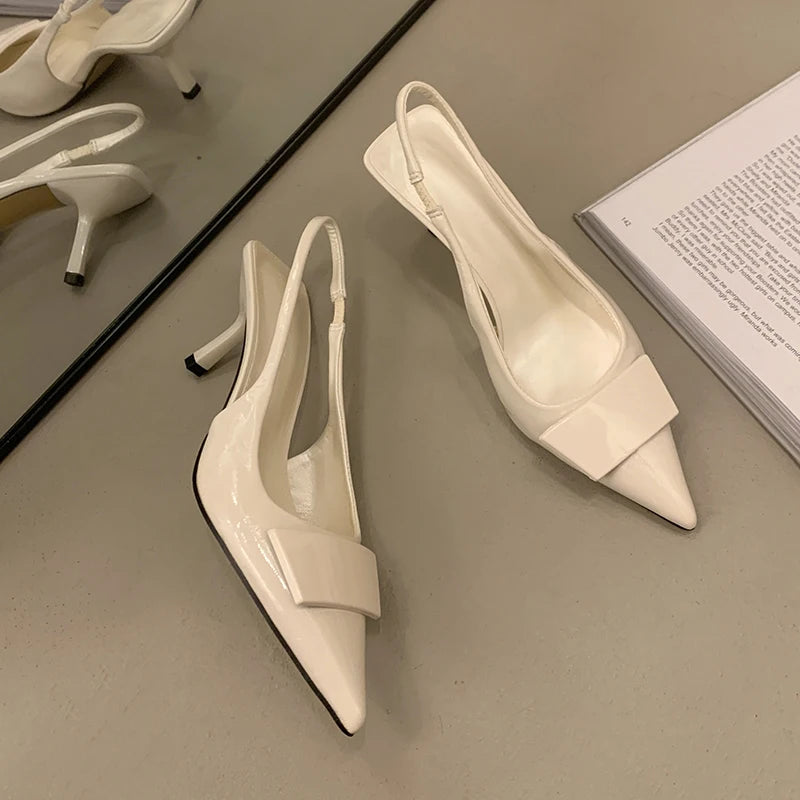 Pointed Toe Sing back Heels