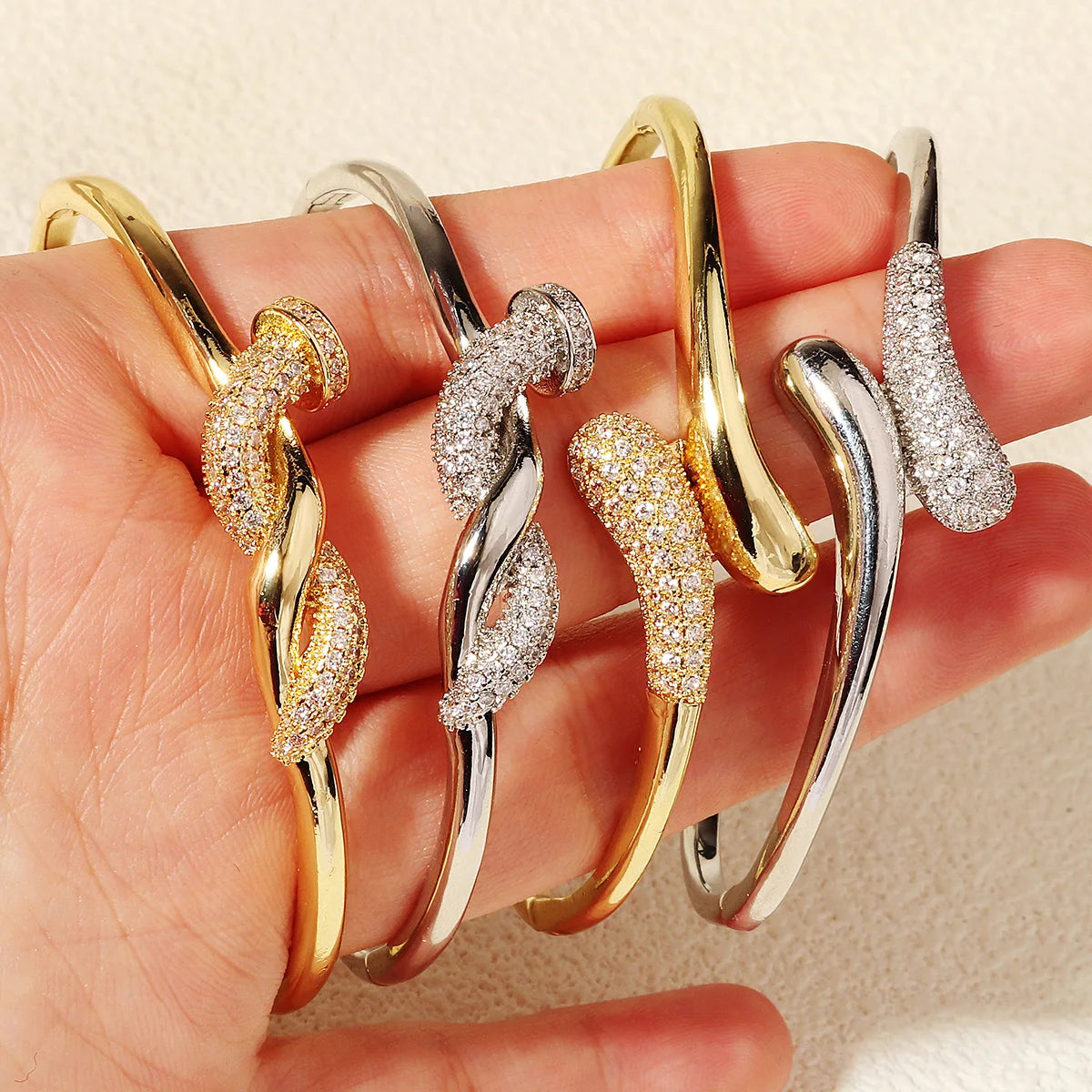 Stainless Steel Spike Bracelets