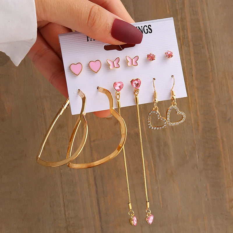 Pearl Earrings Set