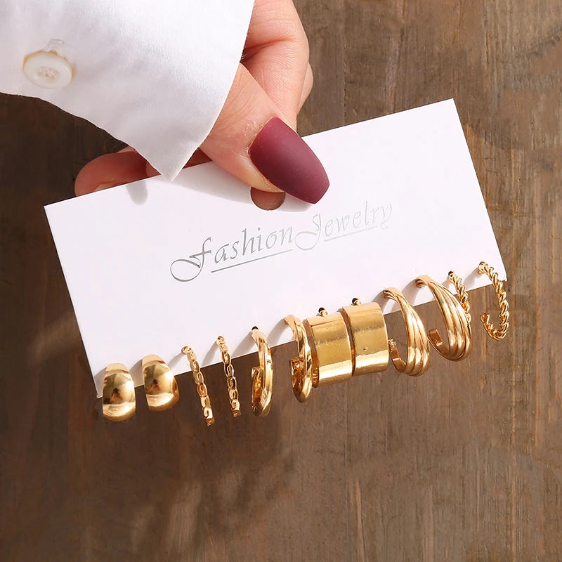 Pearl Earrings Set