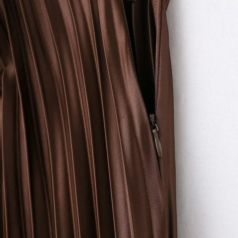 Pleated Ruffle Skirts