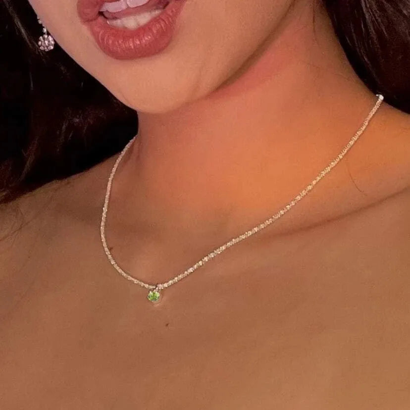 Sparkling Clavicle Chain Choker Necklace