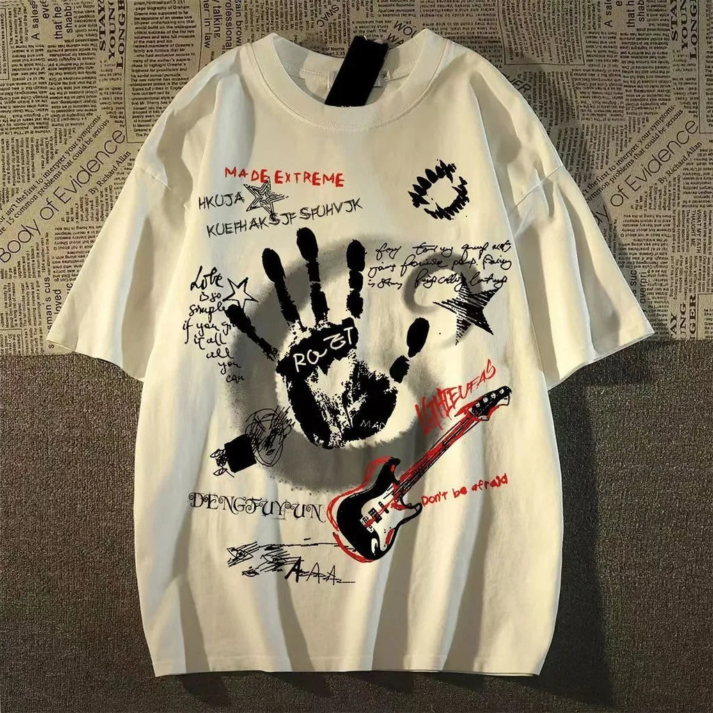Round Neck Short Sleeved T-shirt
