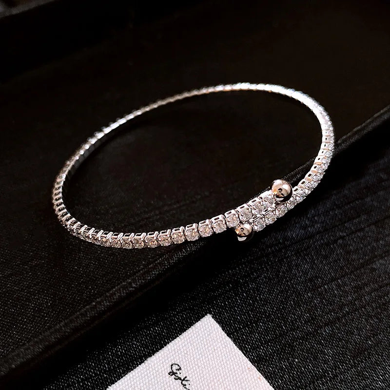 Adjustable Square Rhinestone Bracelets