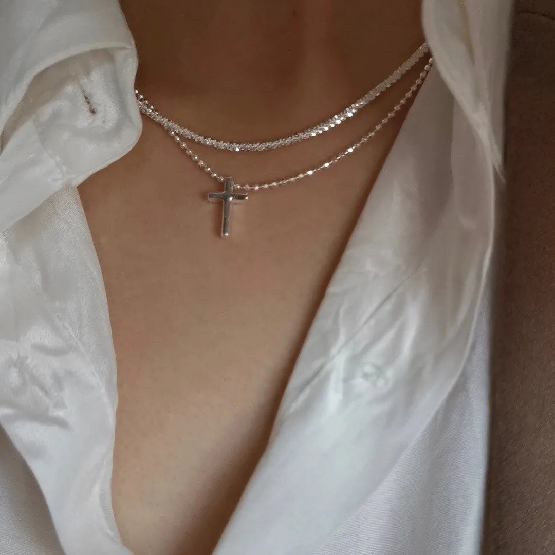 Sparkling Clavicle Chain Choker Necklace