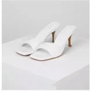 Square Toe Thin Heels