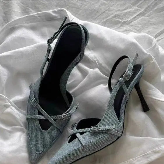 Jeans Heels