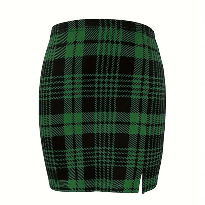 Mini Plaid Skirts