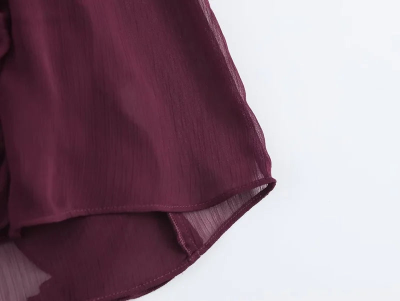 Ruffle Womens Top